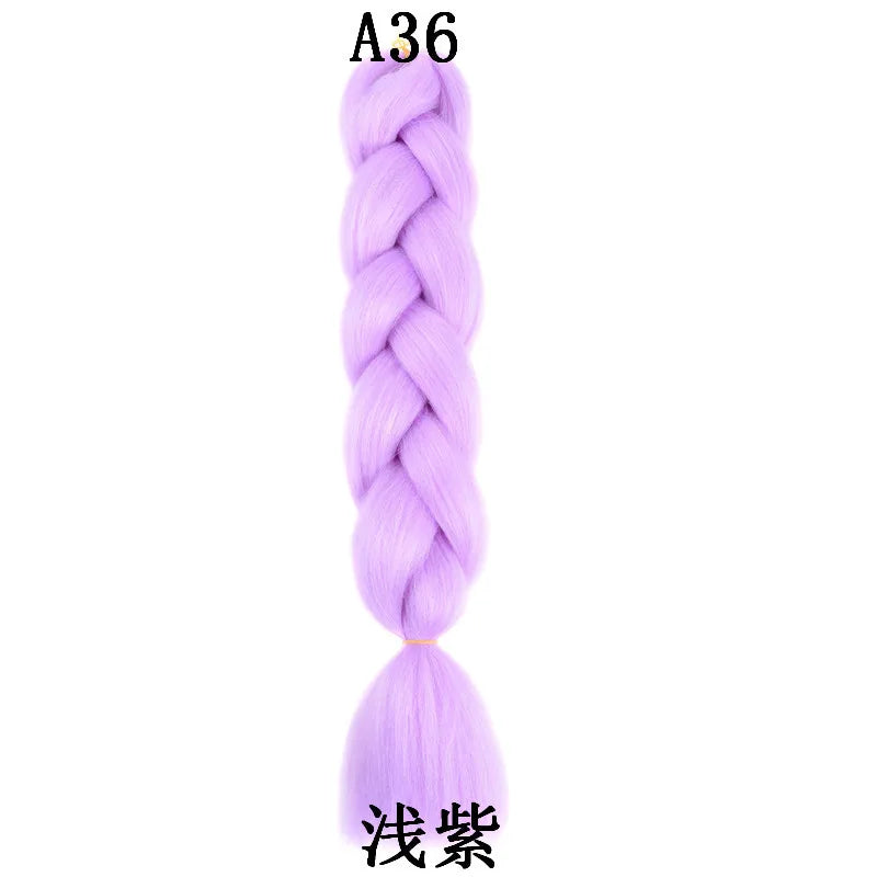 24-Inch Synthetic Jumbo Braiding Hair Extensions for Styling - 15