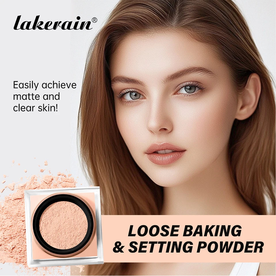 Matte Setting and Baking Loose Powder for Long-Lasting Oil Control