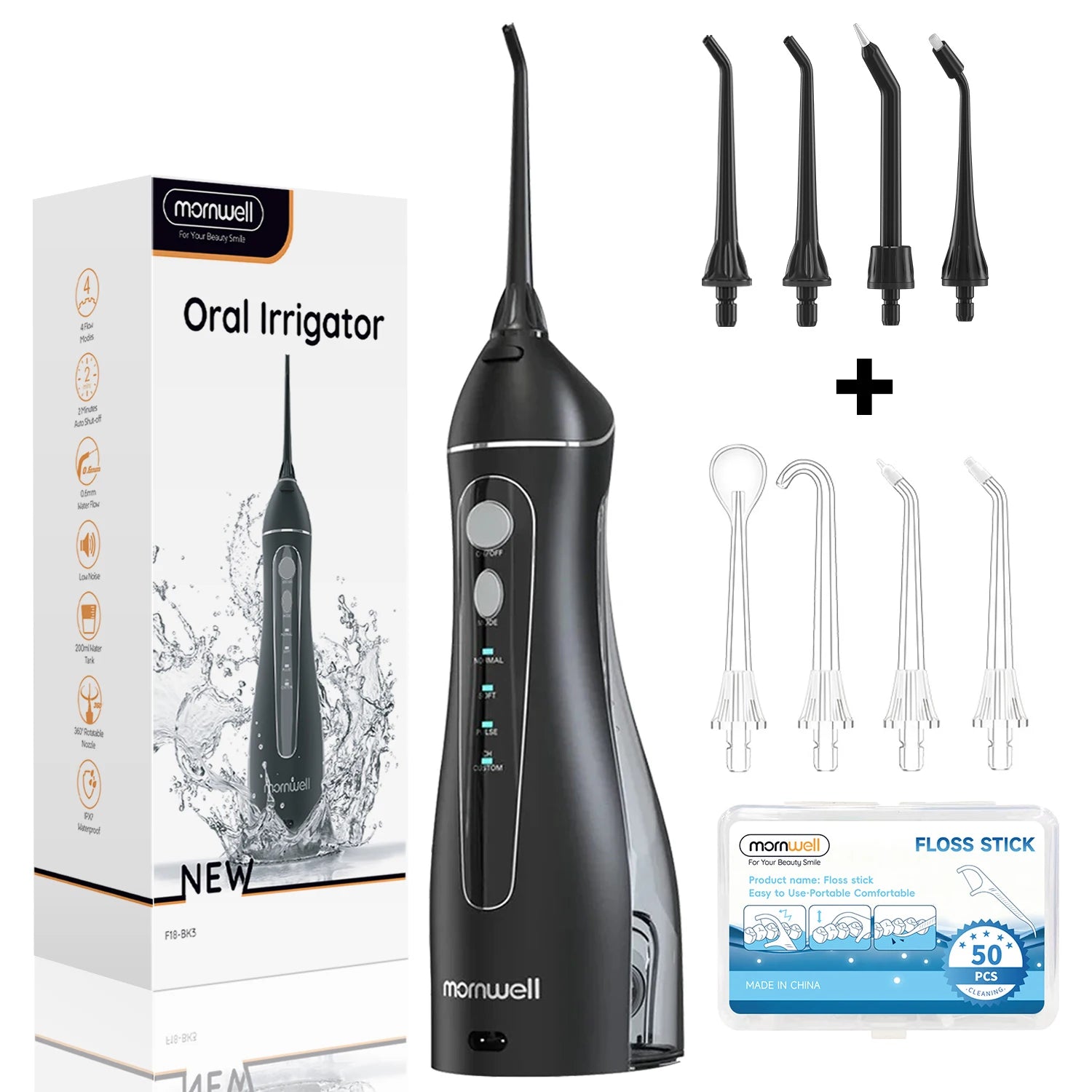 Portable Electric Water Flosser for Teeth Cleaning and Gum Health - 11