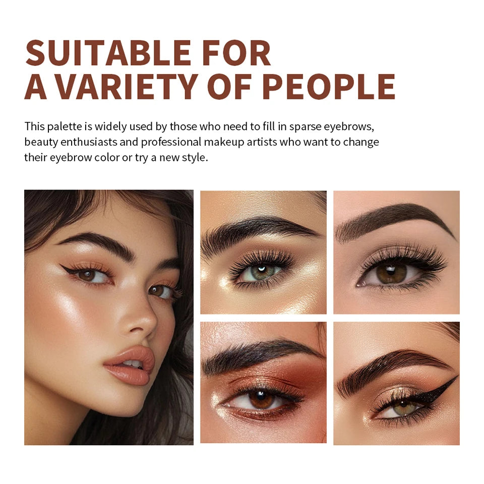8-Color Cream Blush and Contouring Makeup Palette for Flawless Skin - 23