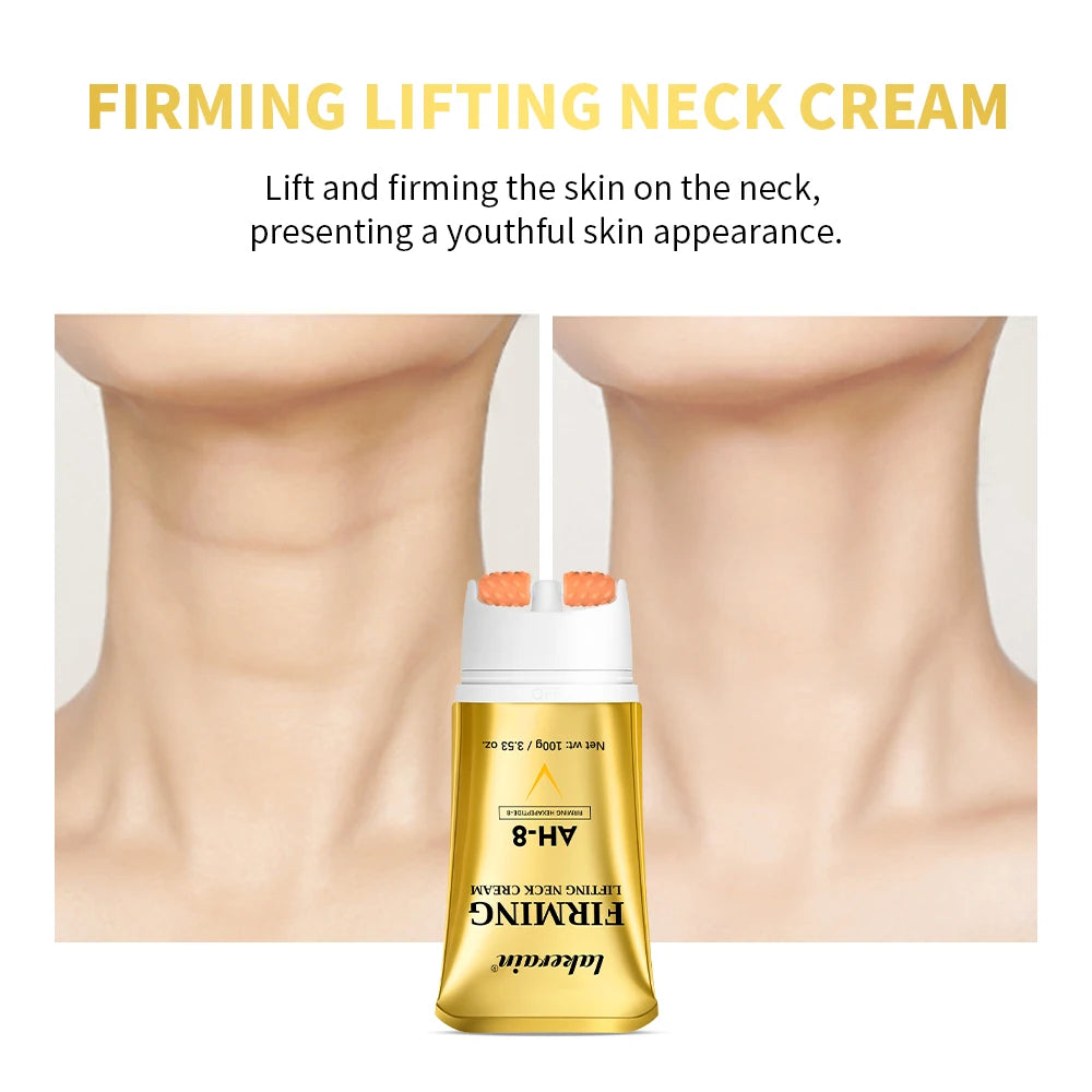Firming and Lifting Neck Cream with Built-in Roller for Smooth Skin - 4
