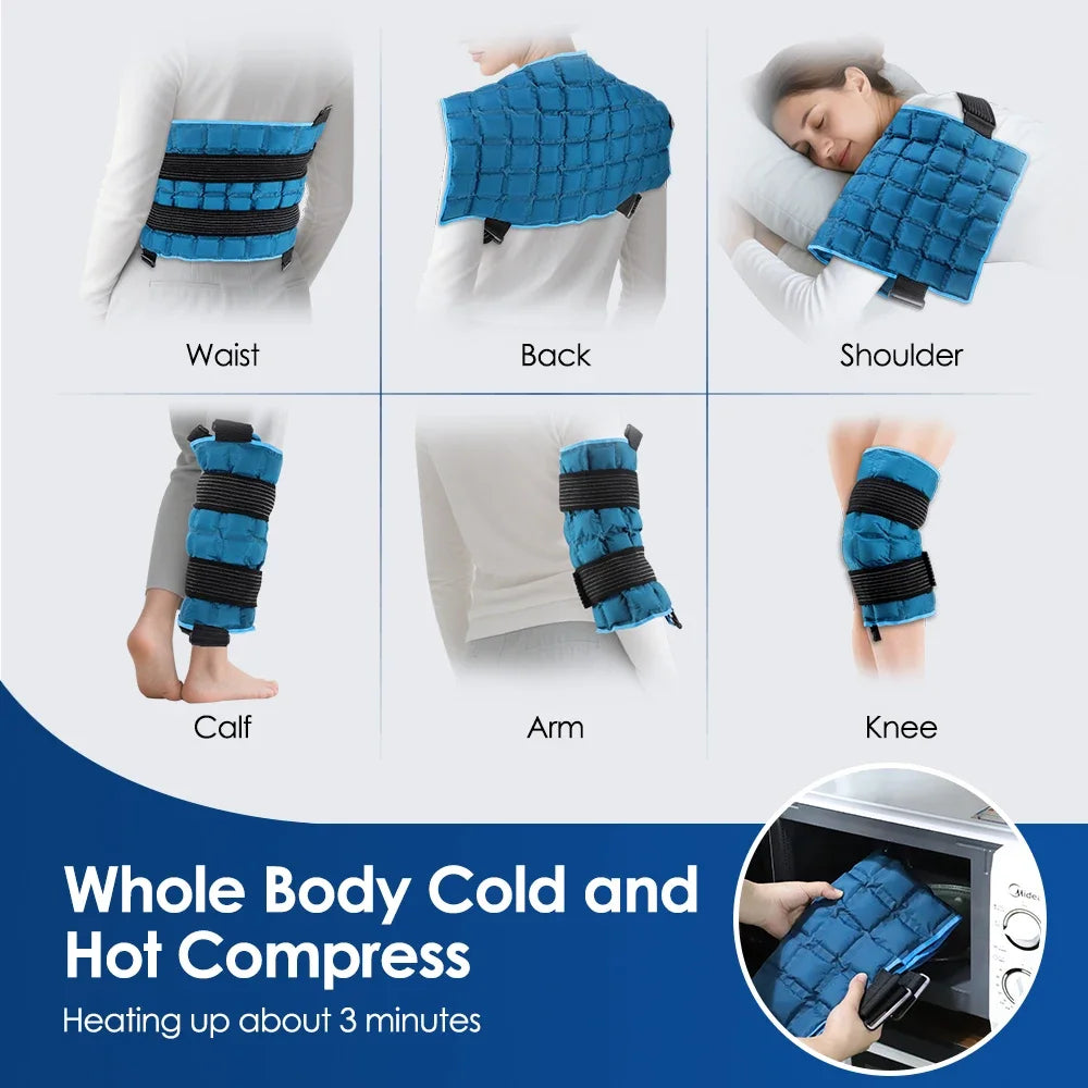 Reusable Hot and Cold Therapy Wrap for Back, Shoulder, and Joint Pain Relief - 5