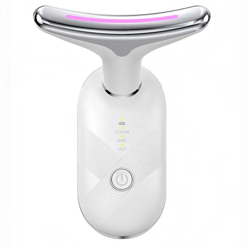 Red Light LED Facial and Neck Massager for Skin Tightening and Sculpting - 15
