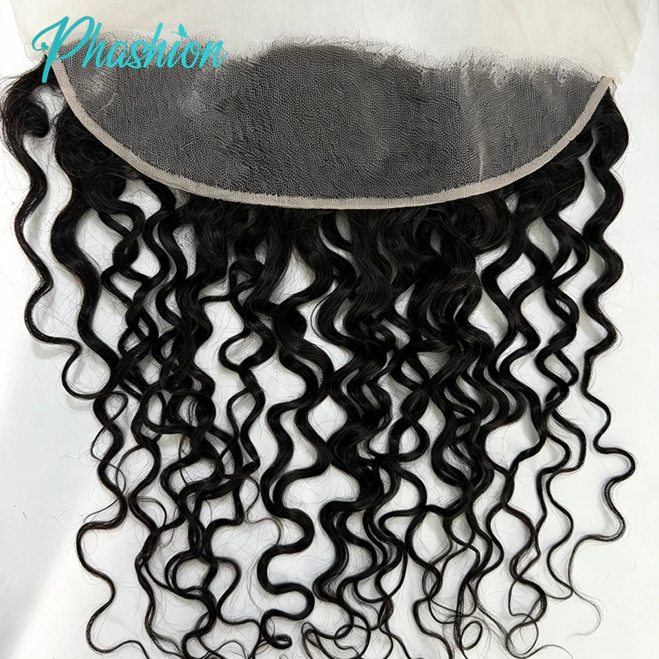 Water Wave Lace Frontal and Closure for Natural Hair Styles