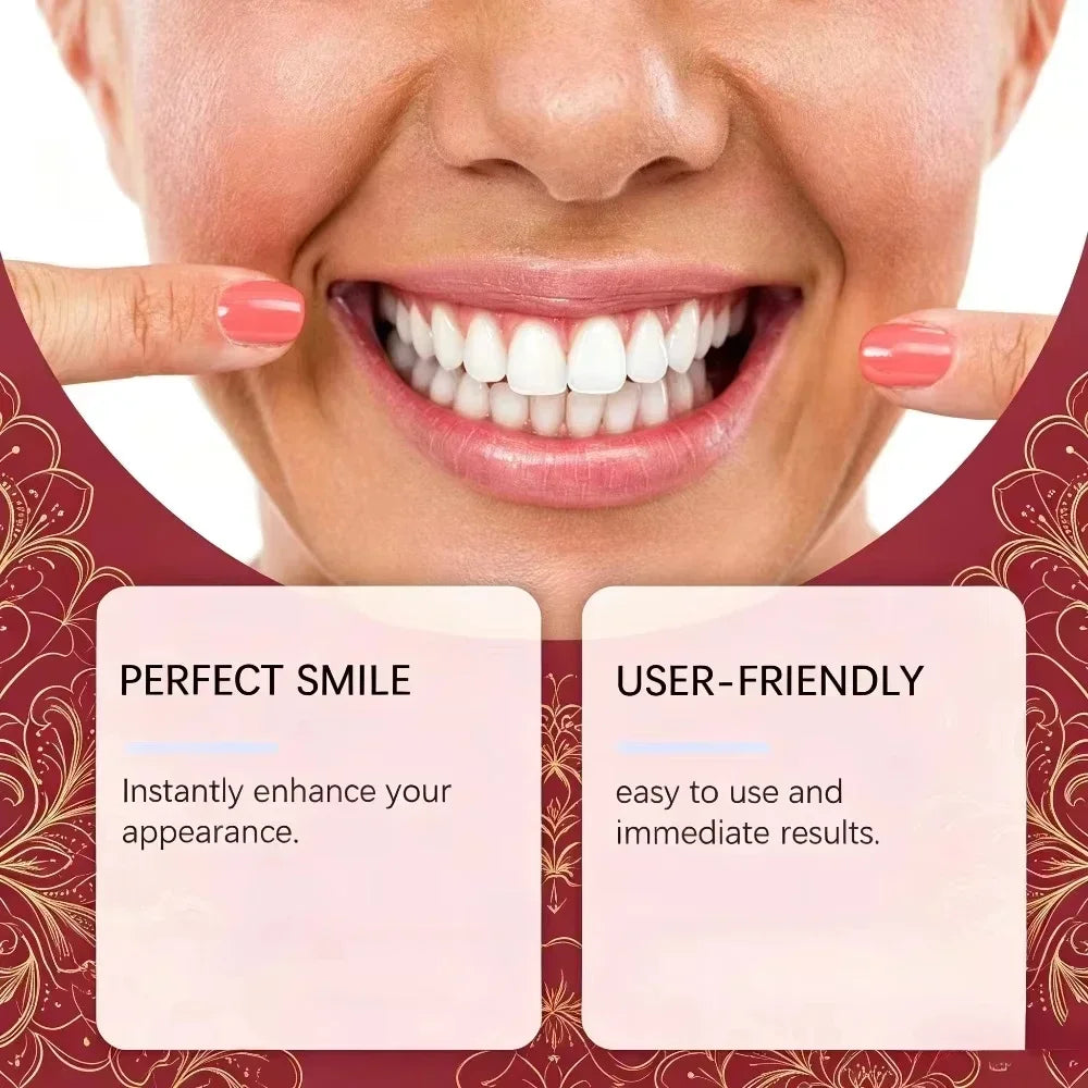 Comfortable Silicone Denture Set with Storage and Cleaning Kit - 8