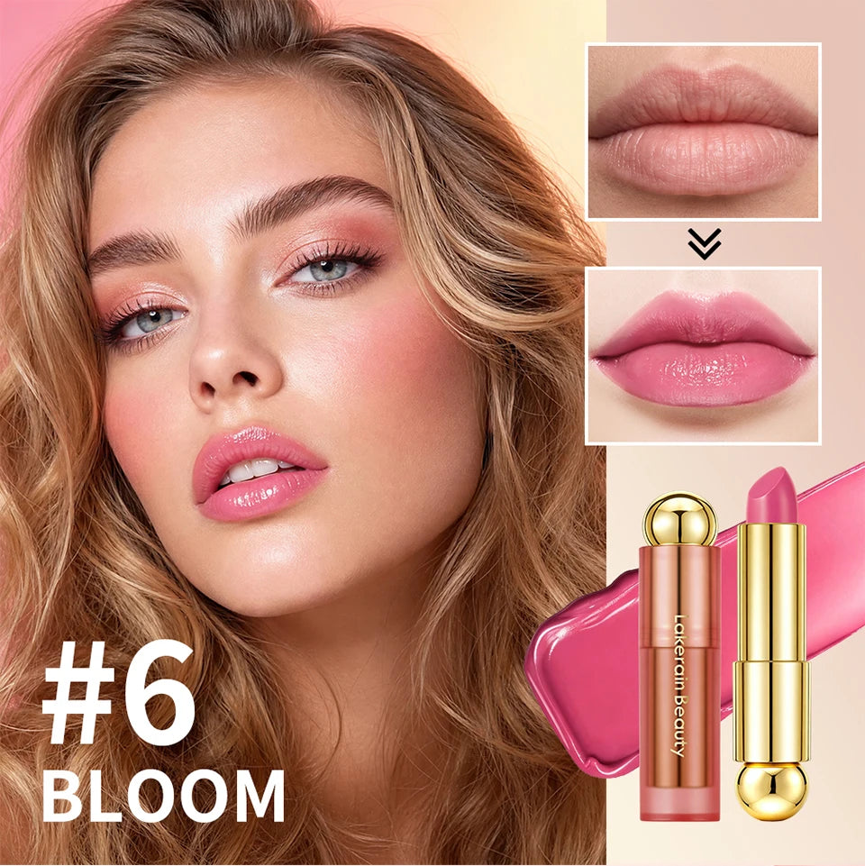 3-in-1 Tinted Moisturizing Lip Oil Stick for Glossy Plump Lips - 9