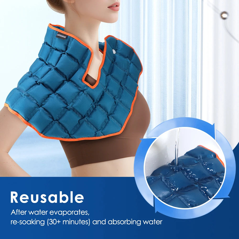 Reusable Hot and Cold Therapy Wrap for Back, Shoulder, and Joint Pain Relief