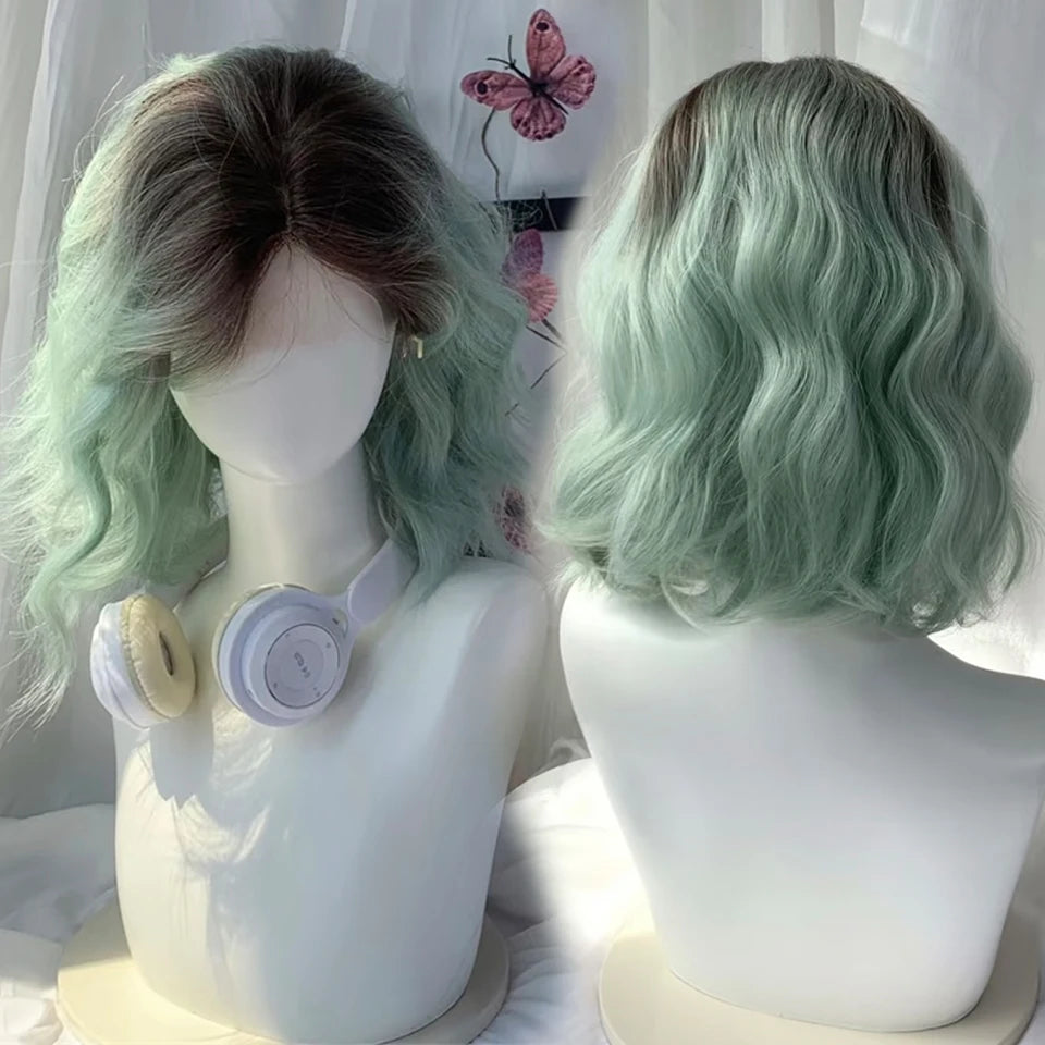 Short Natural Wave Cosplay Wig for Daily Wear - 33