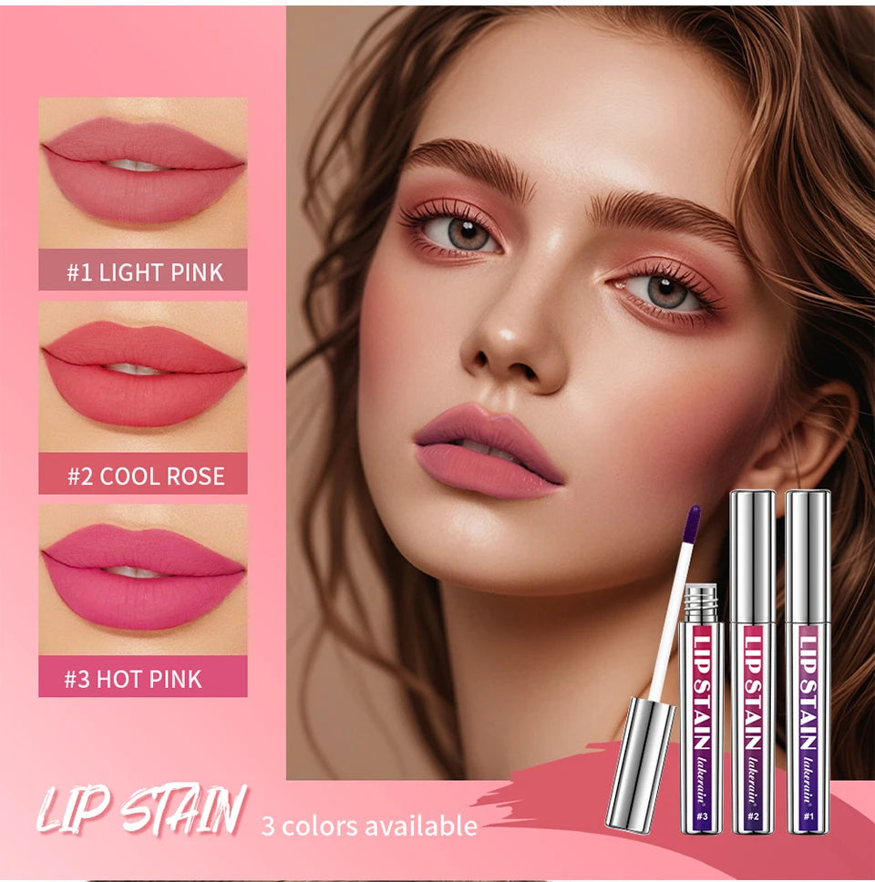 Long-Lasting Waterproof Peel-Off Lip Stain Tint for All-Day Wear - 18