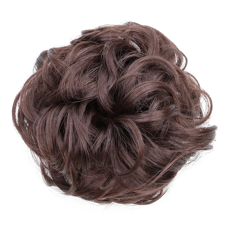 Messy Bun Hair Extension Scrunchie for Voluminous Updo Hairstyles - 10