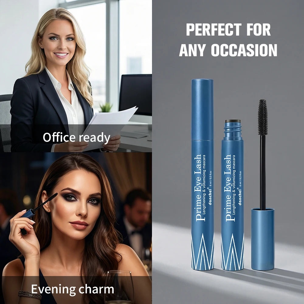 Water-Resistant Lengthening and Volumizing Mascara for Full Natural Lashes