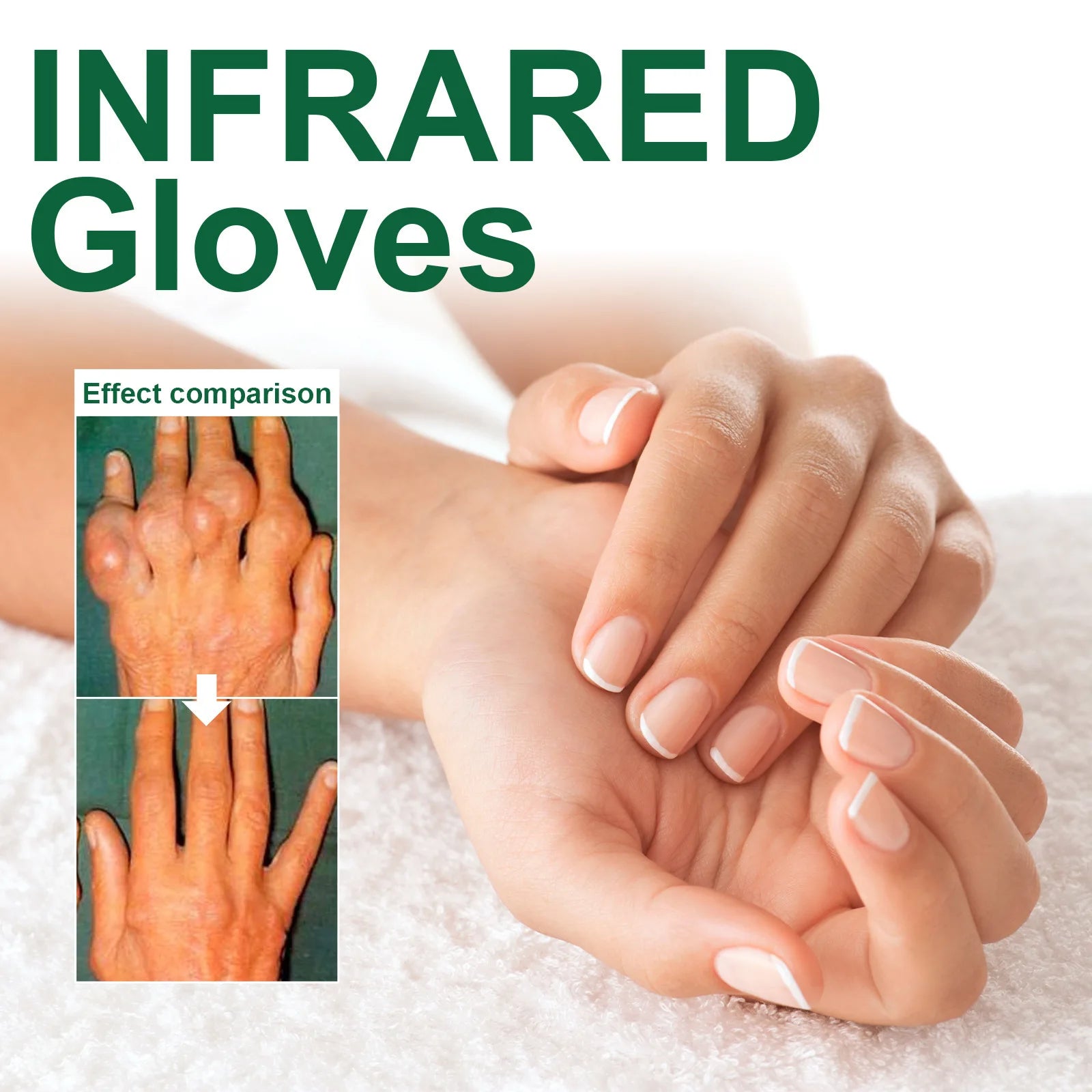 Magnetic Compression Therapy Gloves for Arthritis and Joint Pain Relief - 8