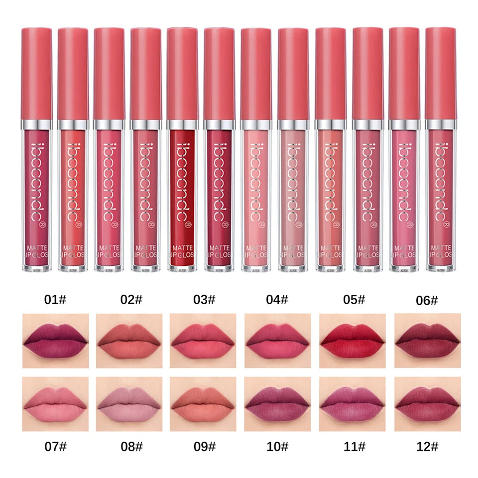 Waterproof Matte Liquid Lipstick for Long Lasting All Day Wear - 19
