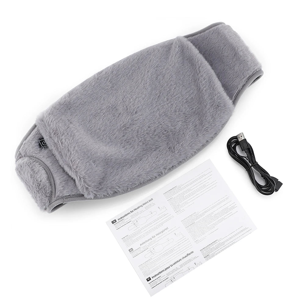 Electric Heated Waist Warmer Belt for Menstrual Cramp Pain Relief - 19