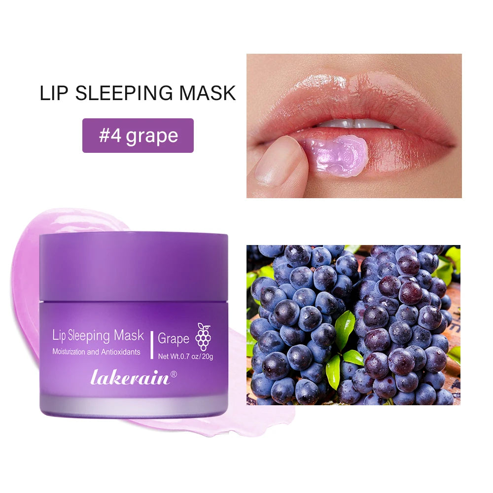Dual-Color Hydrating Lip Sleeping Mask for Dry and Cracked Lips