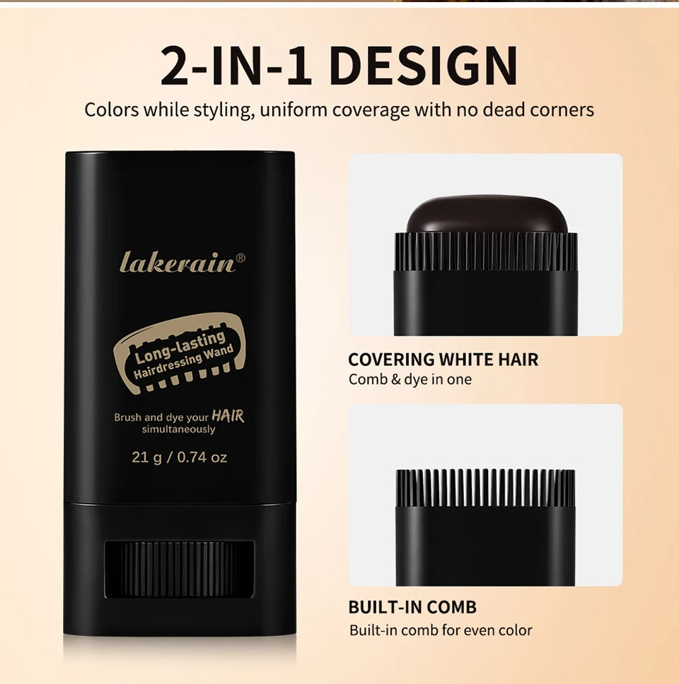 Instant Gray Hair Root Touch-Up Stick for Natural Color Coverage - 11
