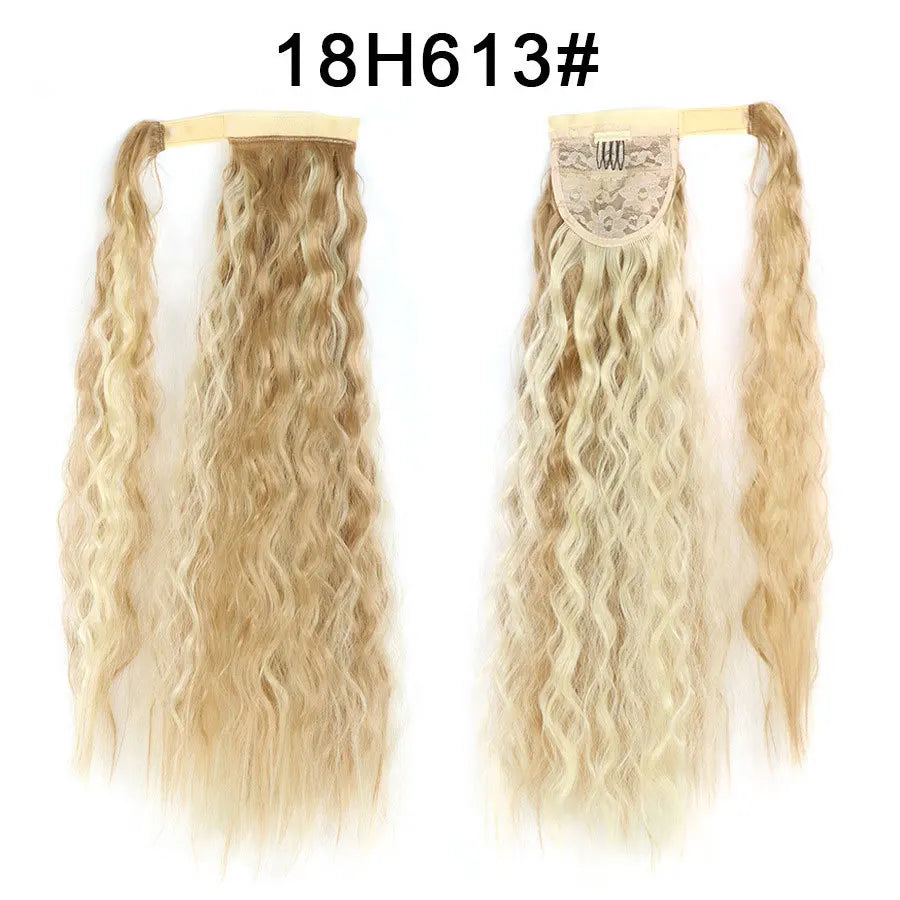 Long Wavy Synthetic Wrap Around Ponytail Extension for Instant Volume - 17