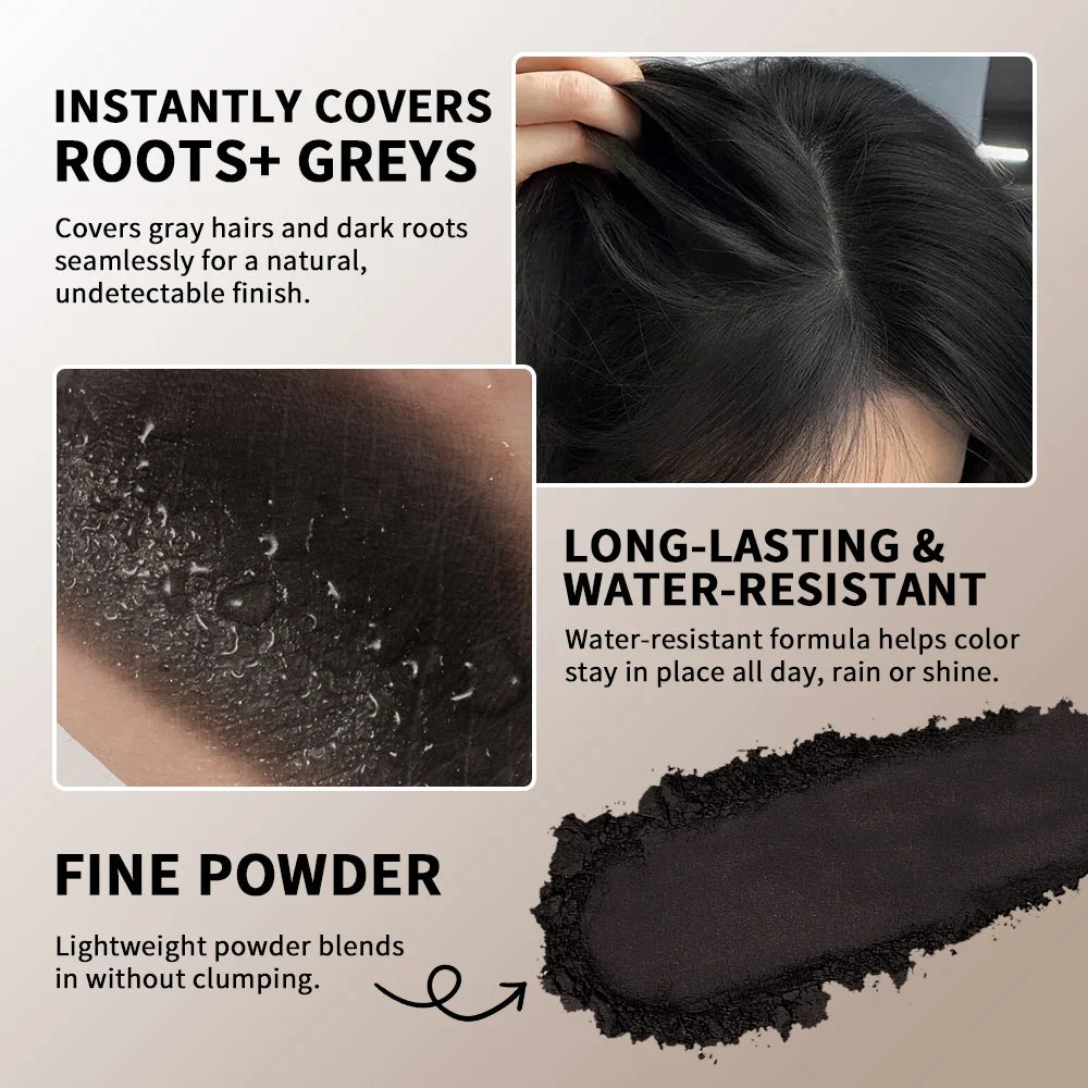 Waterproof Hairline Shadow and Root Cover Up Powder Palette - 3