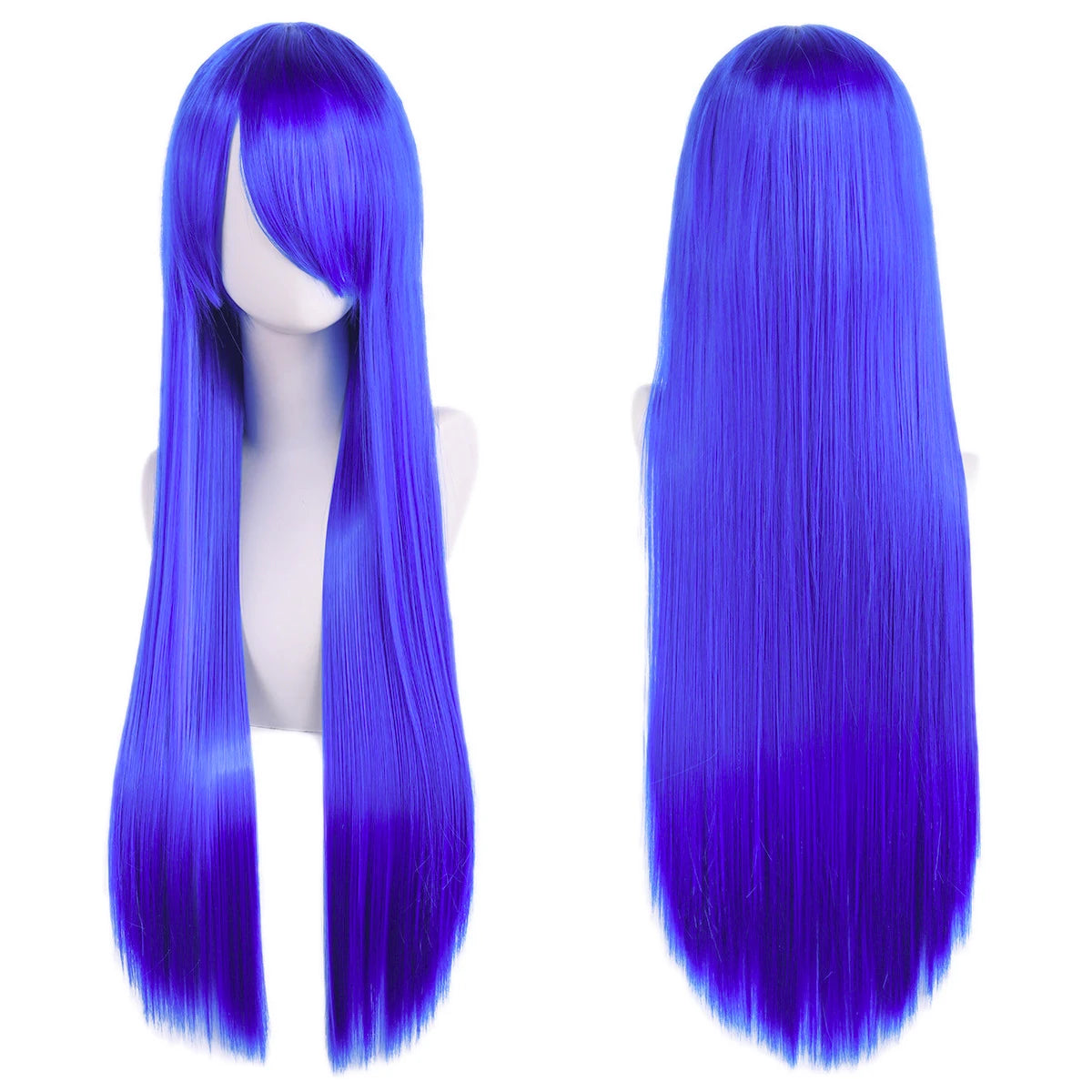 Long Straight Synthetic Cosplay Wig with Bangs
