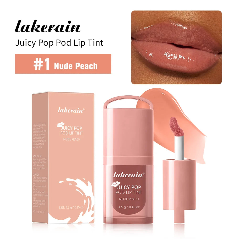 Juicy Pop Pod Lip Tint for Long-Lasting Hydration and High-Shine Finish - 24