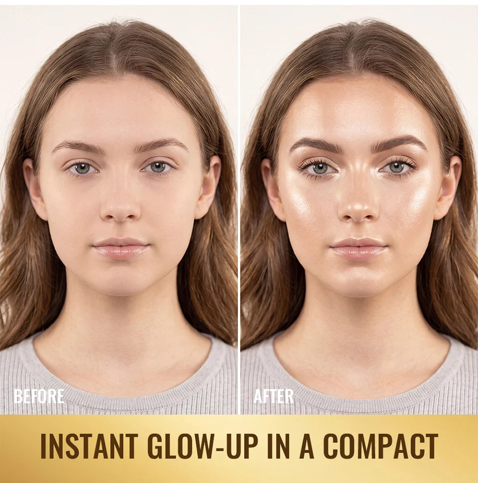 4-in-1 Highlighting and Contouring Face Palette for Eyes and Cheeks