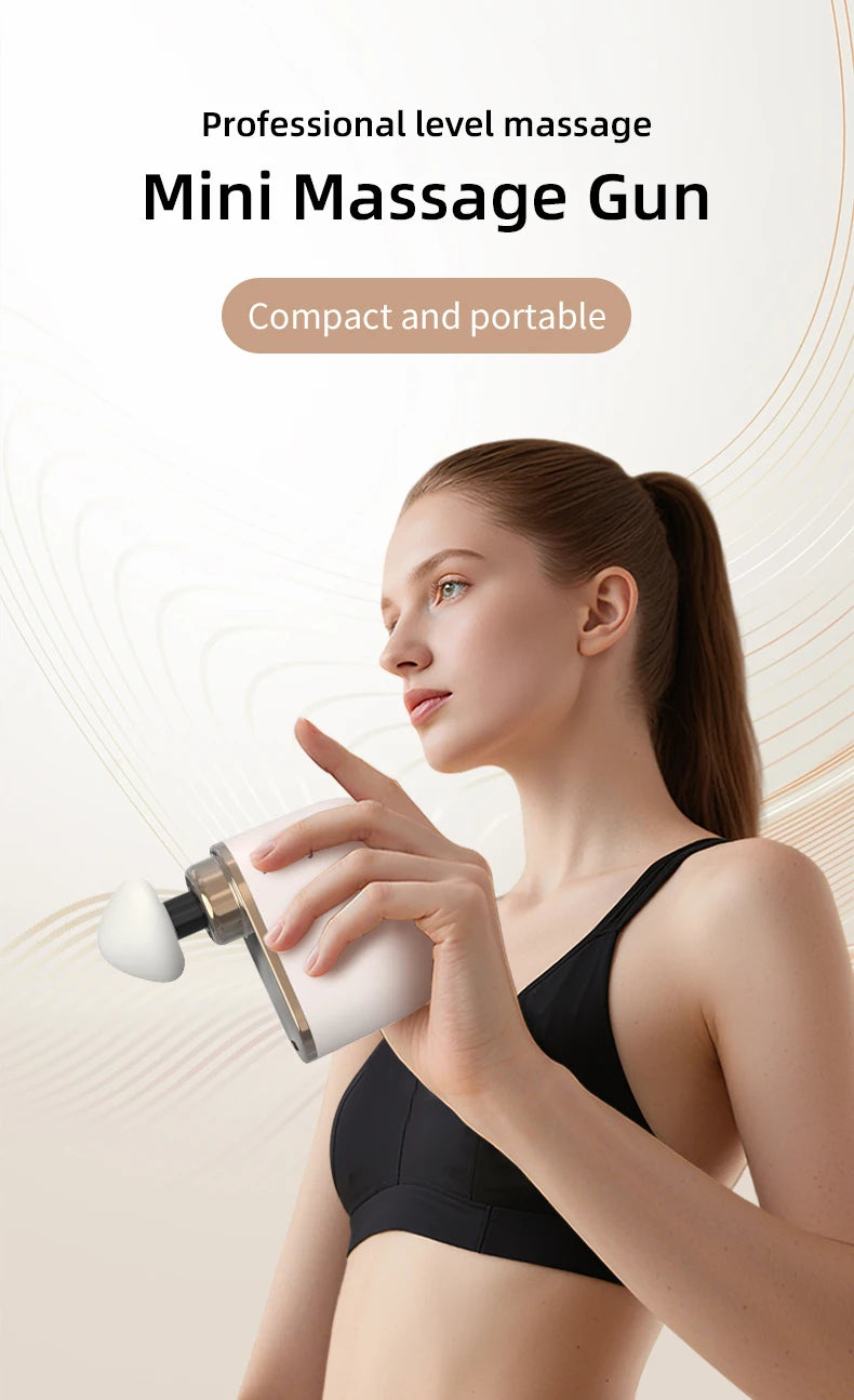 Portable Deep Tissue Massage Gun for Muscle Recovery and Pain Relief