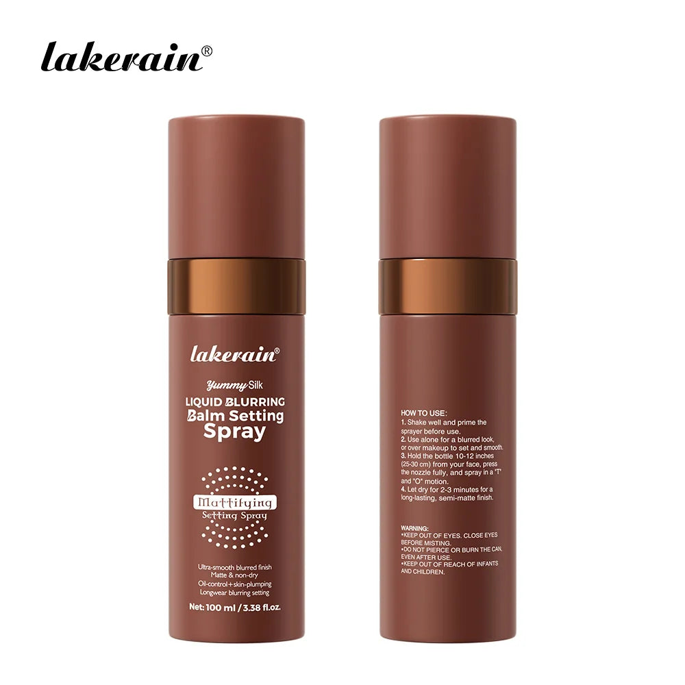Liquid Blurring Balm Setting Spray for Long-Lasting Matte Makeup Finish