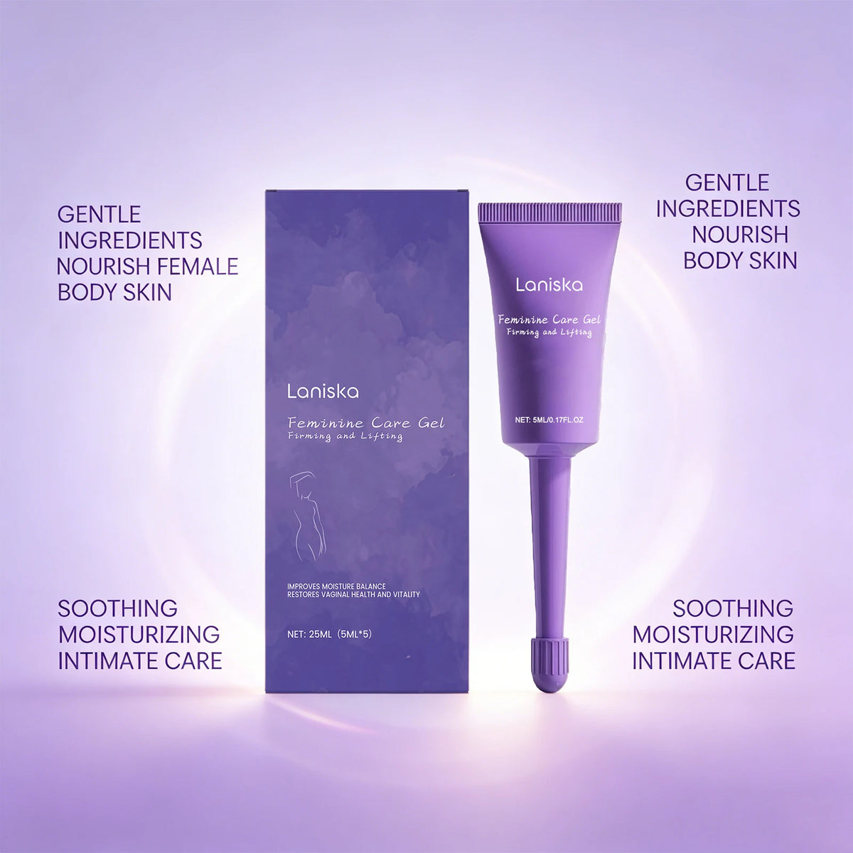 Refreshing Feminine Intimate Care Gel for Daily Cleansing and Firming
