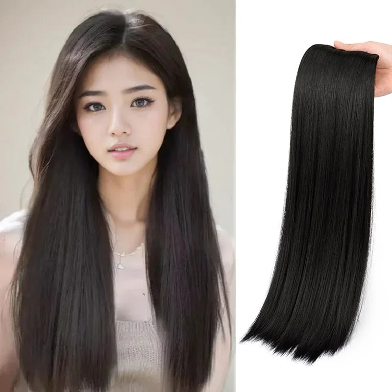 One-Piece Clip-In Long Straight Hair Extension for Women