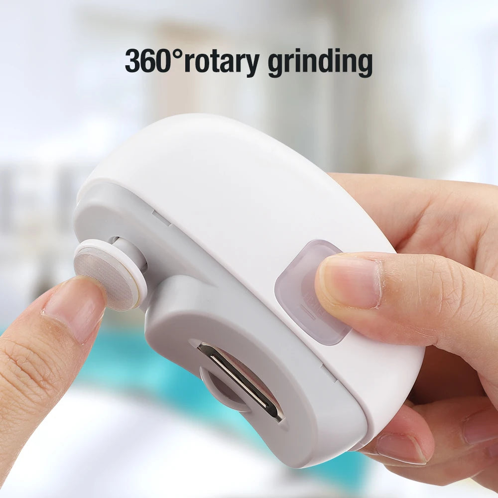 Electric Automatic Nail Clipper and Polisher for Safe Home Nail Care - 4