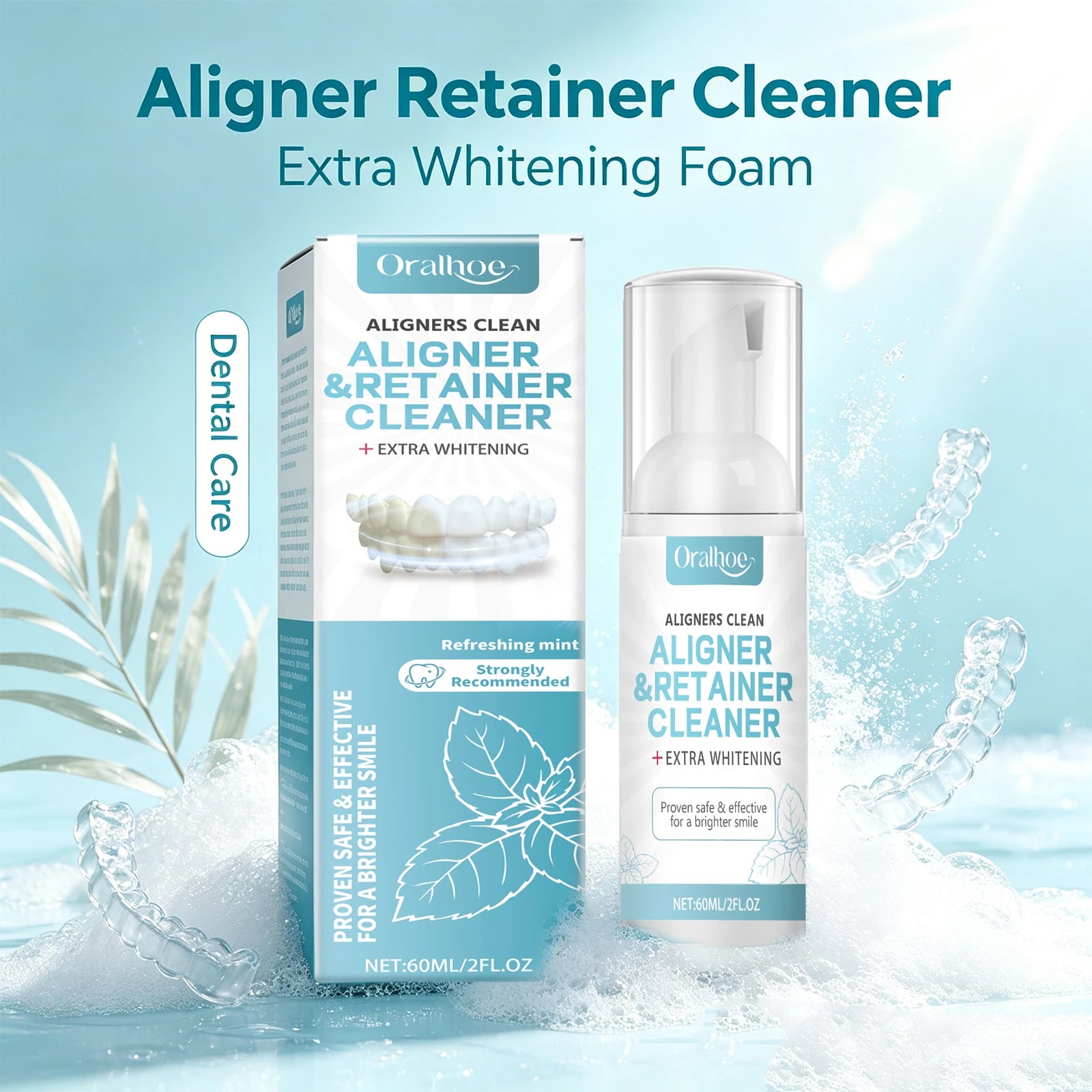 Refreshing Aligner and Retainer Cleaning Foam for Daily Oral Hygiene - 6