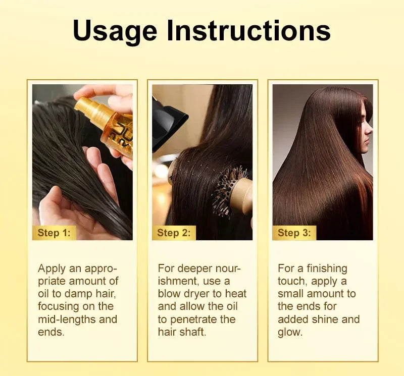 Amino Acid Revitalizing Hair Oil for Smooth and Frizz-Free Shine - 23