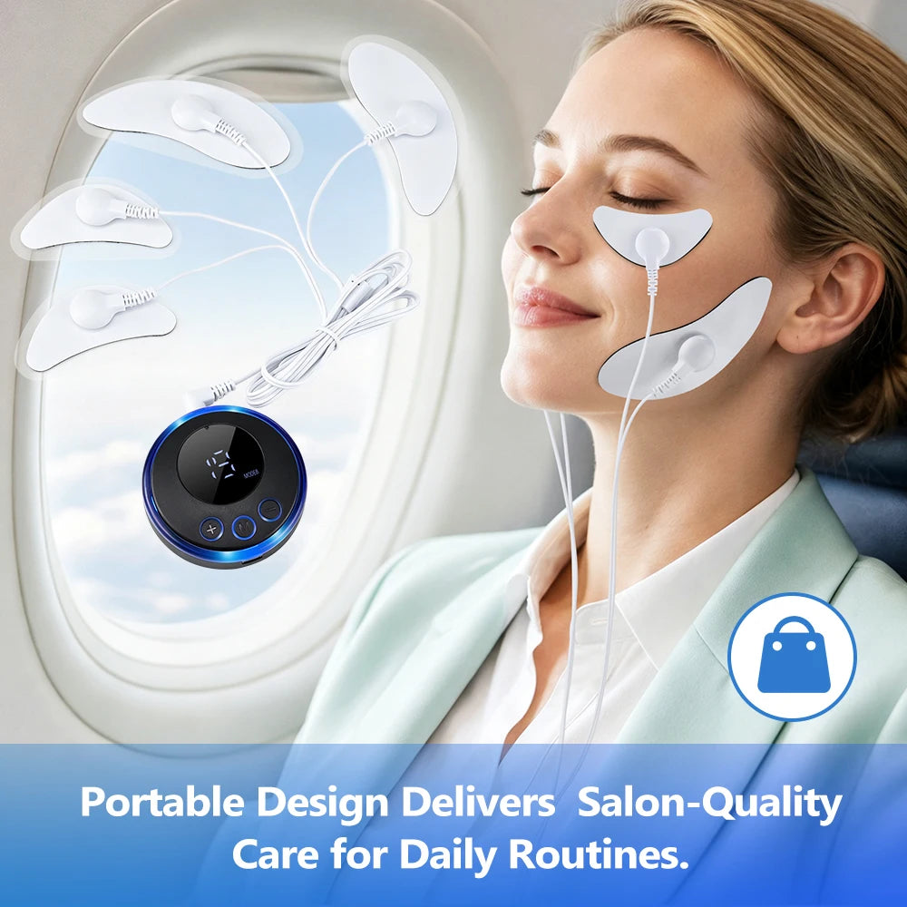 Electric EMS Eye and Facial Muscle Stimulator for Lifting and Anti-Aging - 12