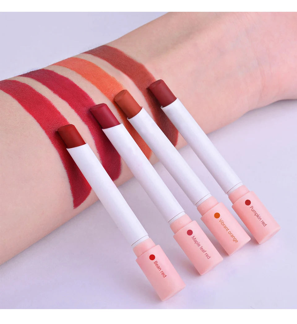 Matte Lipstick Set with Waterproof Long-Lasting Velvet Finish