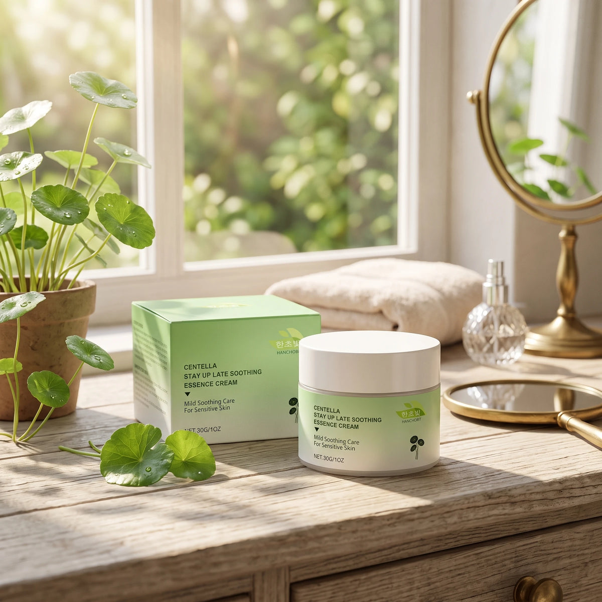 Centella Asiatica Soothing Cream for Redness and Sensitive Skin