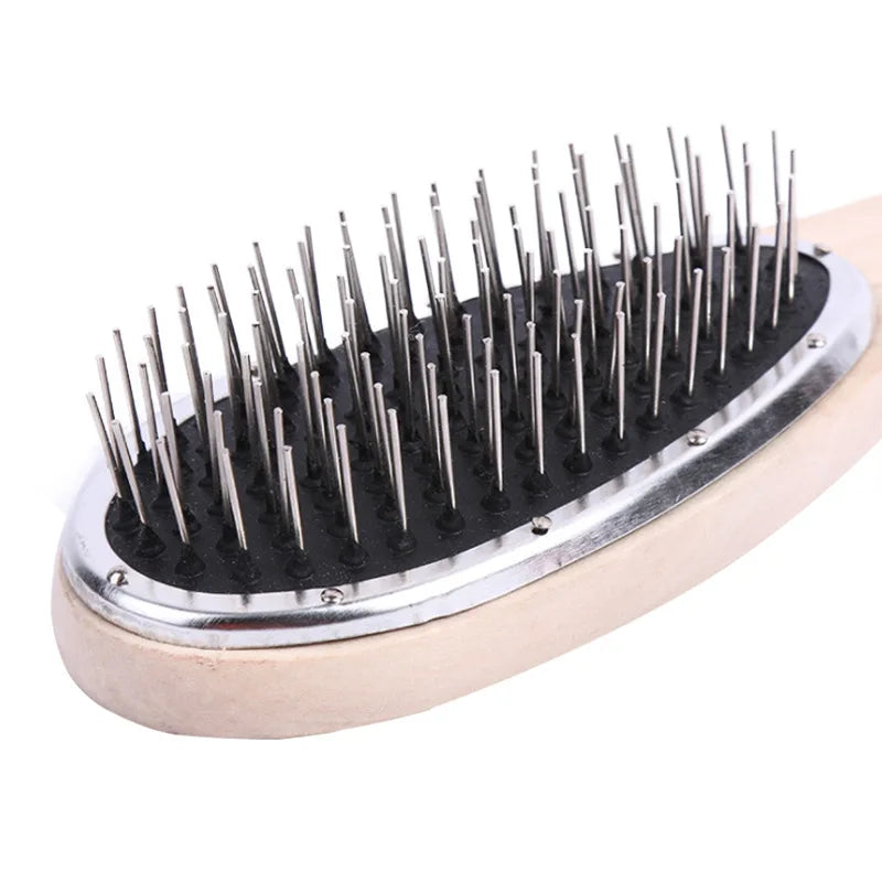 Anti-Static Steel Wire Wig Detangling Brush - 3
