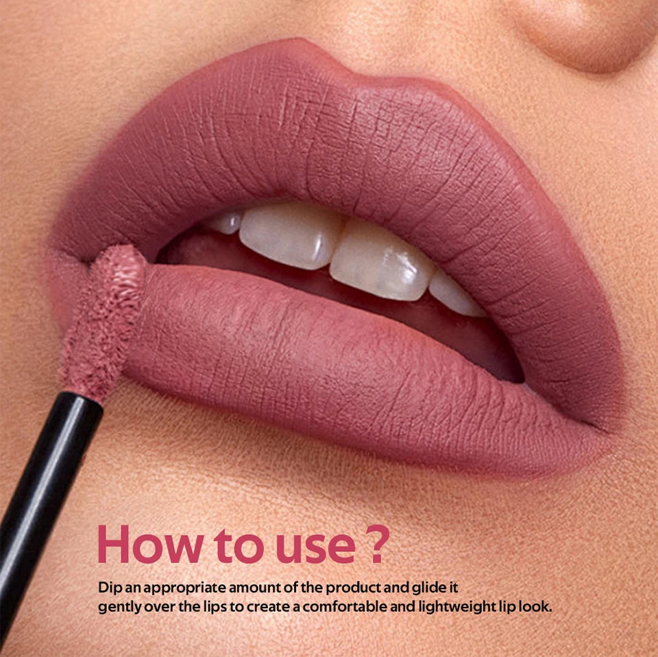 Waterproof Matte Lip Tint for Long-Lasting Comfortable All-Day Wear - 15