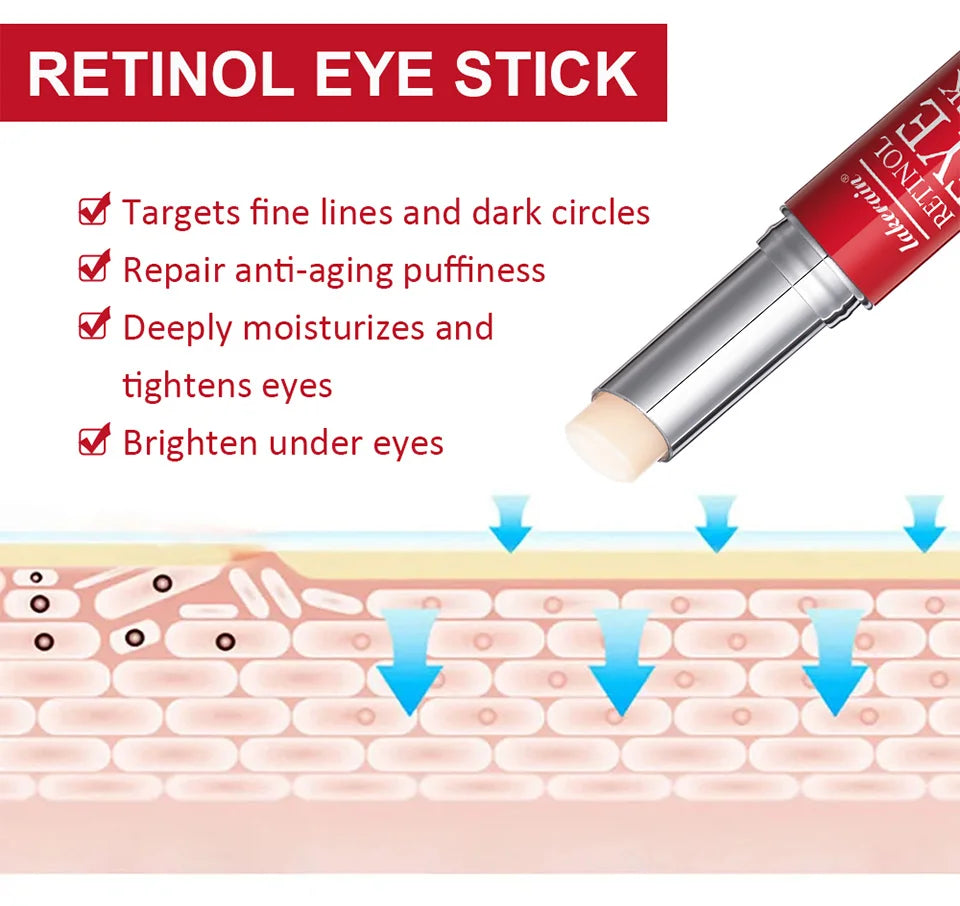 Retinol Anti-Wrinkle Eye Stick for Dark Circles and Puffiness - 10