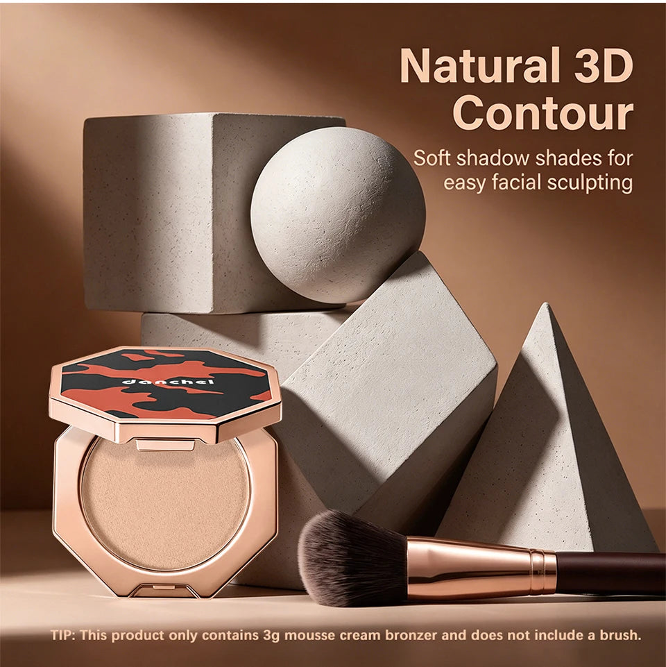 Long-Lasting Cream Mousse Bronzer for Natural Sculpting and Definition