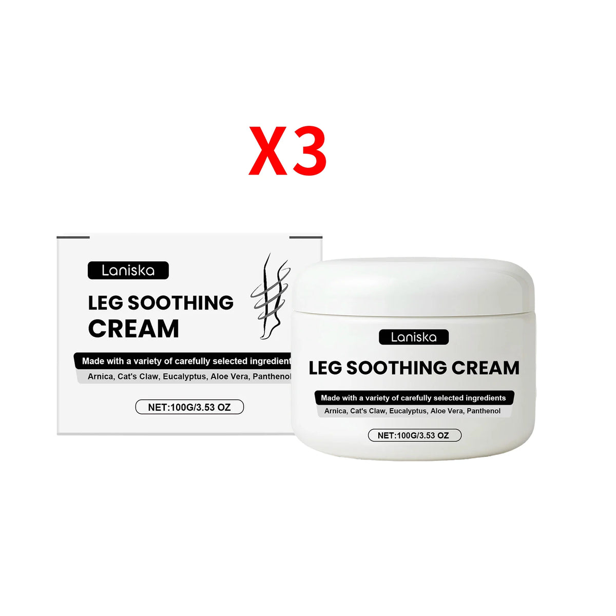 Soothing Muscle Relief Cream for Tired Legs and Daily Comfort