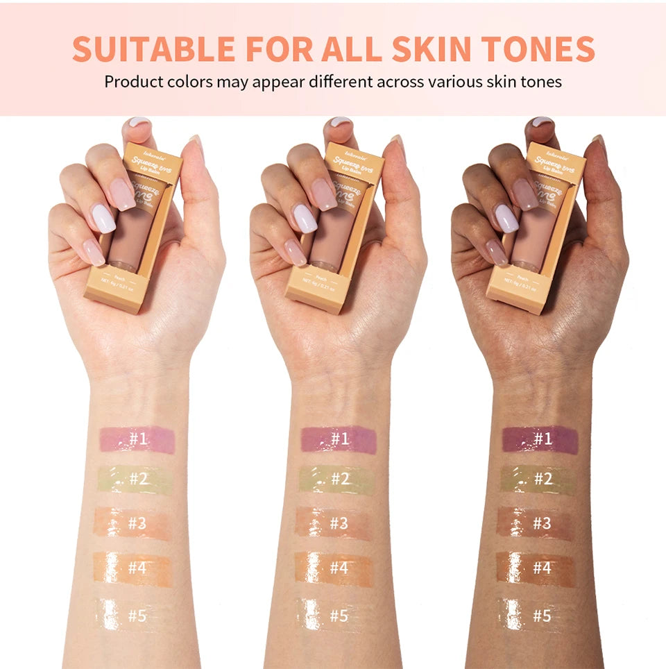 Hydrating Squeeze Lip Balm for Deep Moisture and Sheer Tinted Care - 14