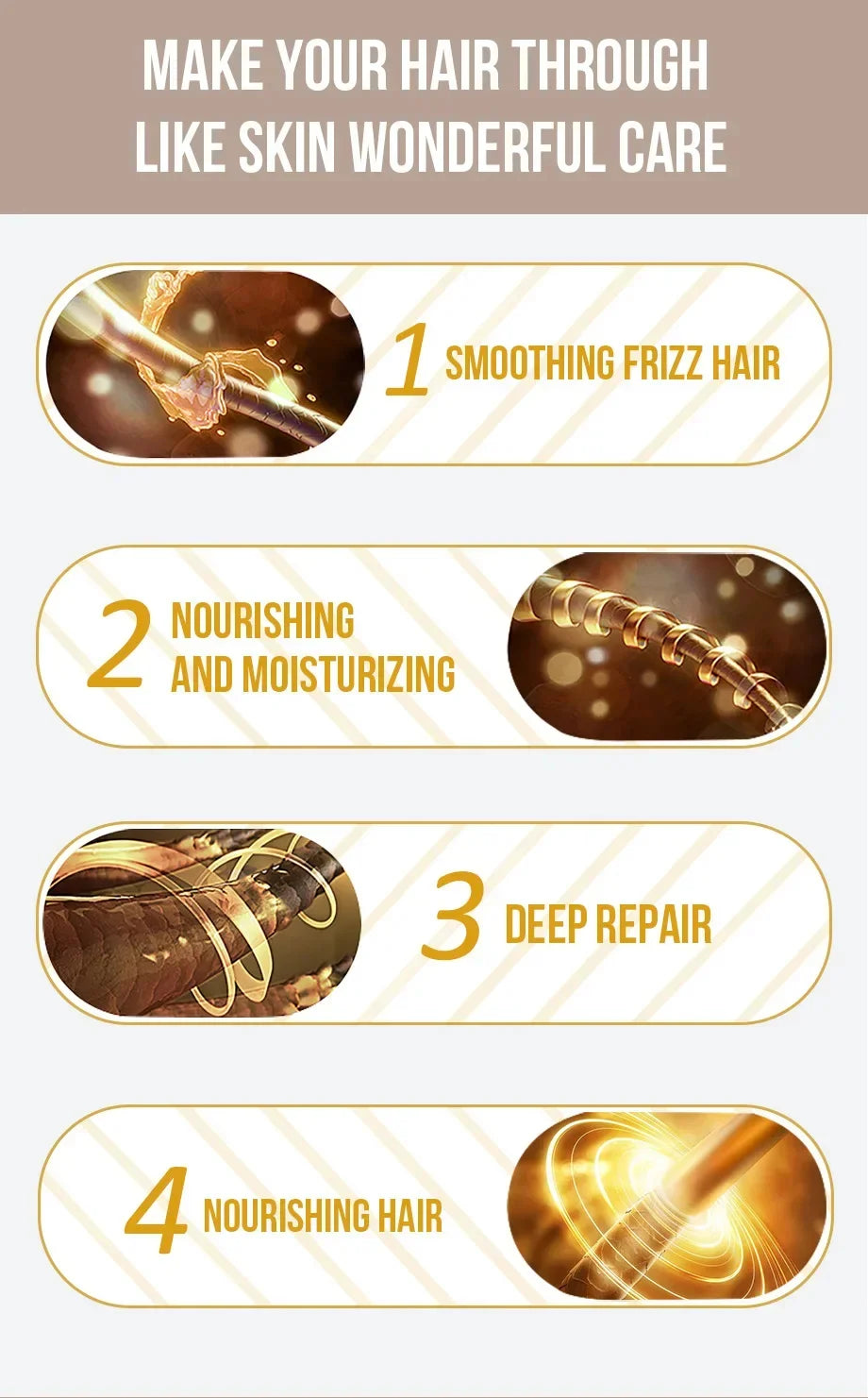 Deep Repair Collagen Hair Mask for Damaged Frizzy and Dry Hair - 11