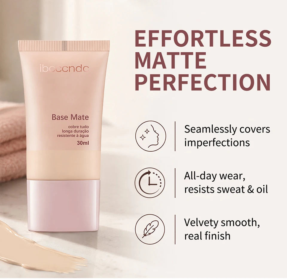 Waterproof Matte Liquid Foundation for Flawless Long-Lasting Natural Coverage - 10