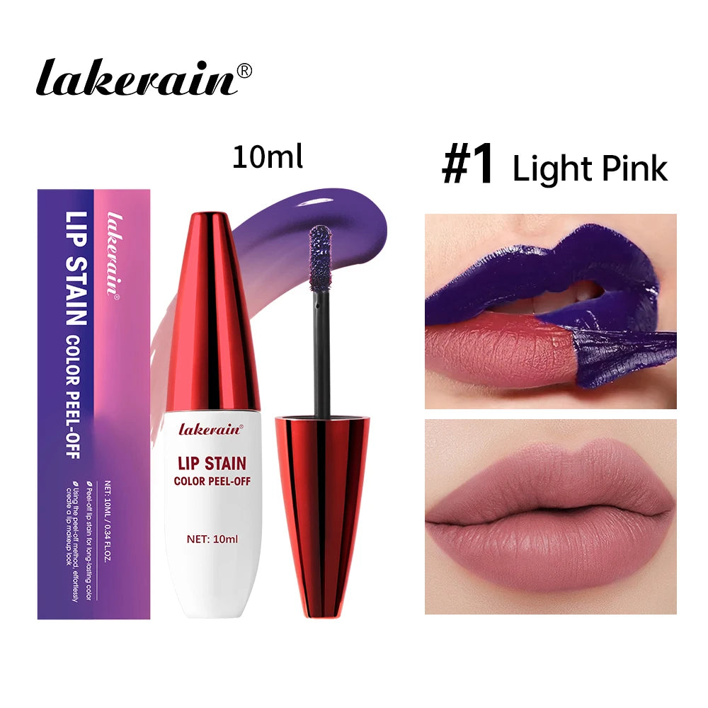 Waterproof Peel-Off Lip Stain for Long-Lasting Natural Color