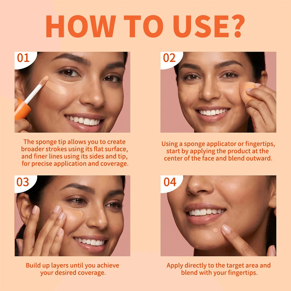 2-in-1 Liquid Foundation and Concealer for Flawless Velvet Matte Finish - 12