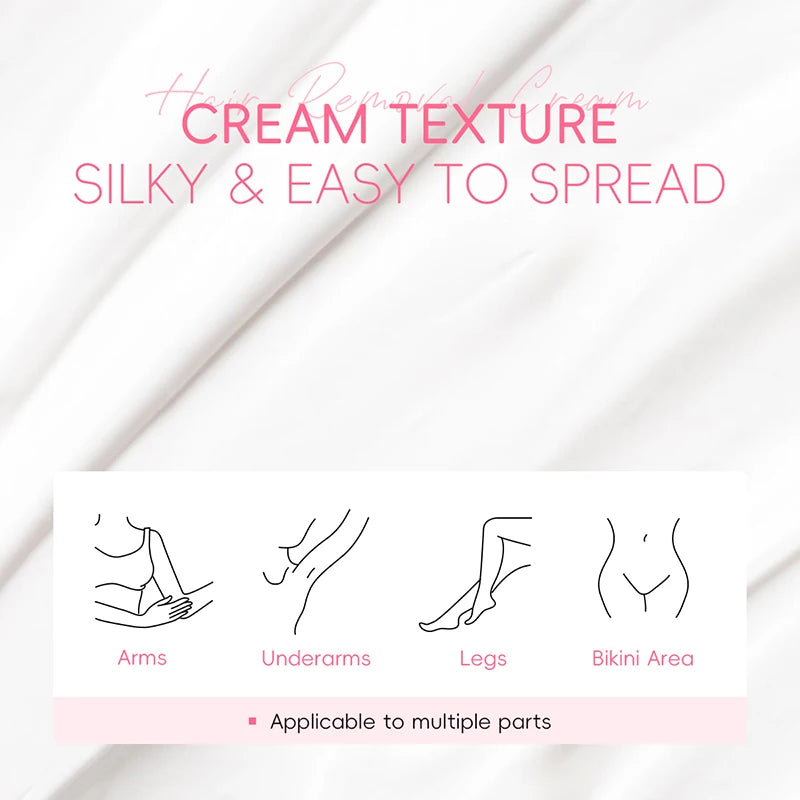 Painless Gentle Hair Removal Cream for Face and Body - 15