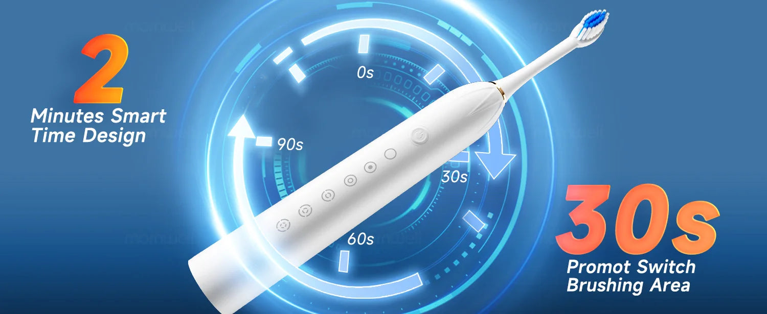 Rechargeable Sonic Electric Toothbrush for Deep Cleaning and Whitening - 14