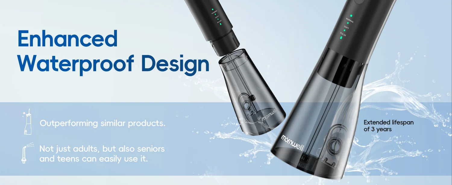 Portable Rechargeable Electric Oral Water Flosser for Deep Teeth Cleaning - 11