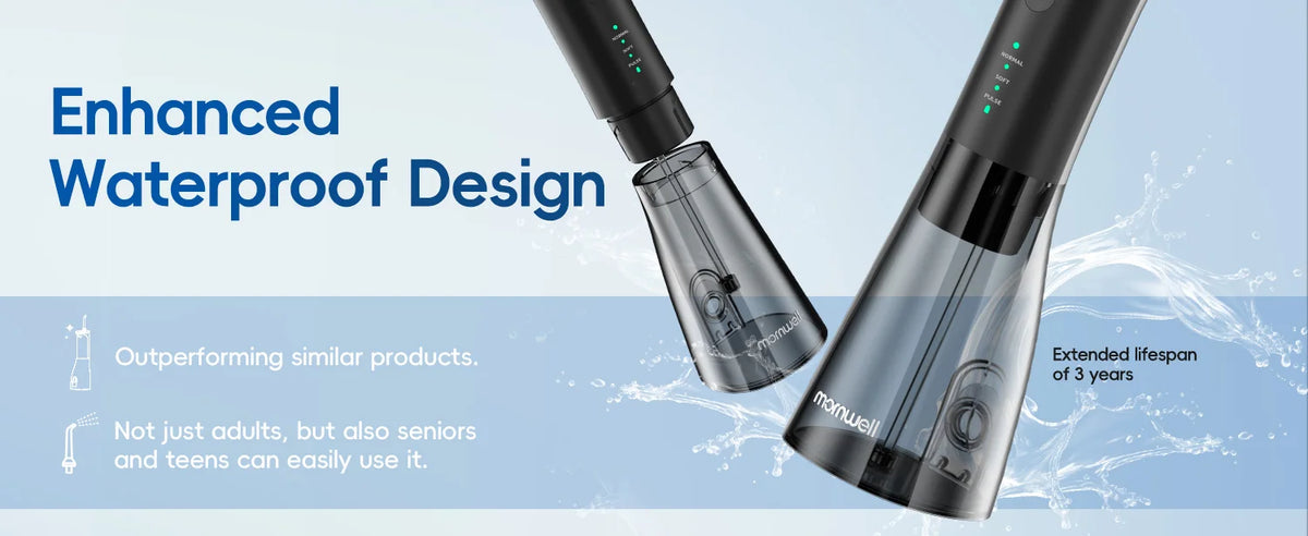 Portable Rechargeable Electric Oral Water Flosser for Deep Teeth Cleaning