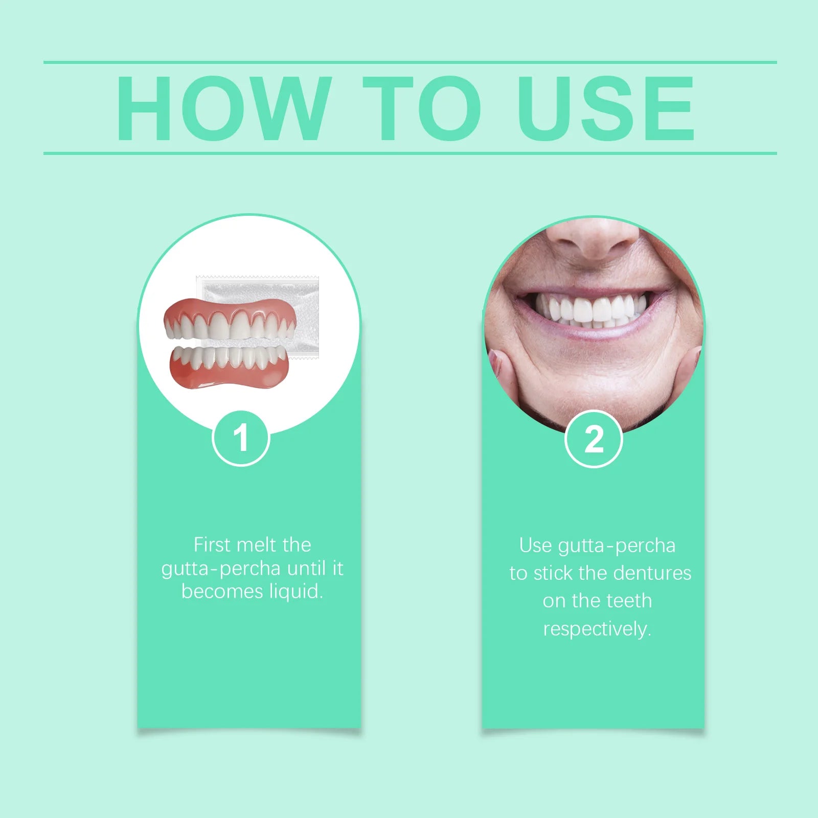 Flexible Silicone Cosmetic Denture Set for a Natural Radiant Smile - 13